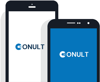 Conult logo on iphone
