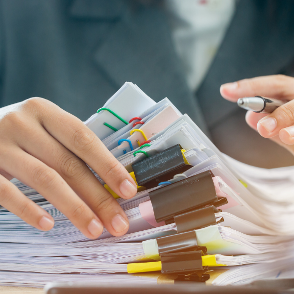 Stack of documents