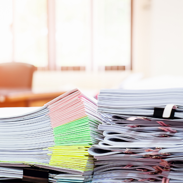 Stack of documents